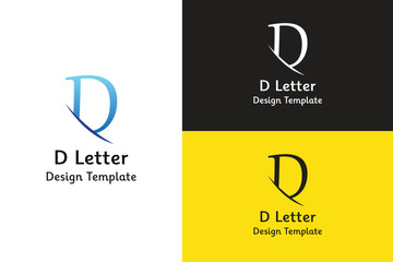 D Letter Logo Template