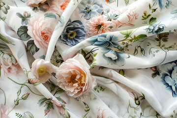 The delicate dance of florals and botanicals, artistically captured in designs brimming with soft tones and pastel elegance.