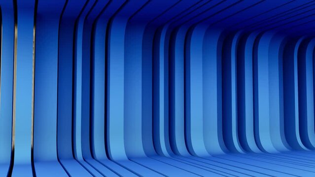 Abstract blue decor animation
