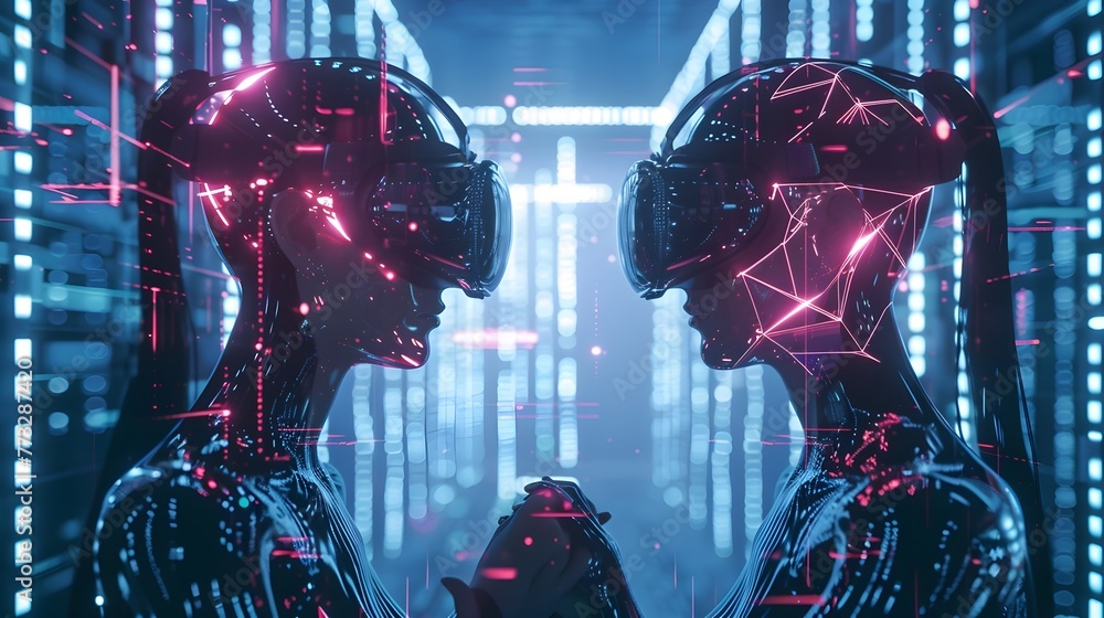 Poster seamless exchange of data between intelligent digital entities in a vibrant virtual realm