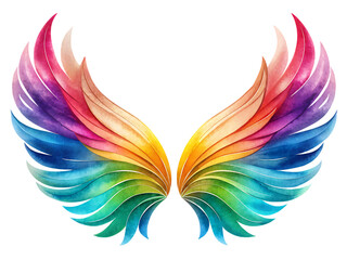 Fototapeta premium Beautiful colorful wings