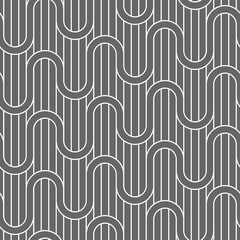 Vector seamless texture. Modern geometric background. A mesh of fine threads.  - 773292008