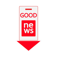 Information report, an important banner for daily publication in the media. Information label, good news, daily headlines, arrow for newsletter or reportage advertising vector illustration
flat advert