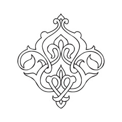 Islamic floral icon
