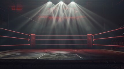 Boxing ring
 - obrazy, fototapety, plakaty