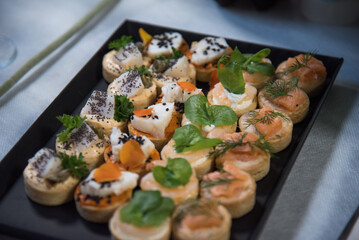 Cocktail : Plateau de toast d'apéritif - Traiteur