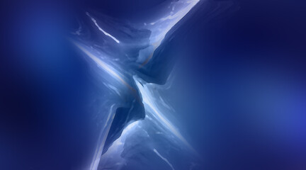 Abstract blue  motion background .  blue gradient blurry soft smooth motion bright shine