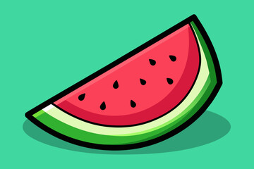 Watermelon Slice Illustration