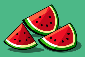 Watermelon Slice Illustration