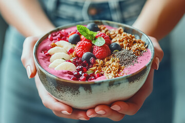 Berry Granola Yogurt Bowl
