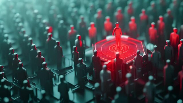 HR Human resources. Business leadership concept. Management and recruitment. Social network. Different person, business, leader, cooperation, opportunity