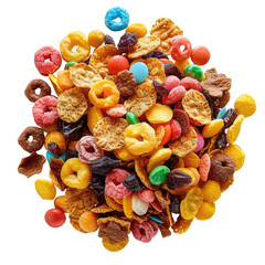 Cereal isolated on transparent background