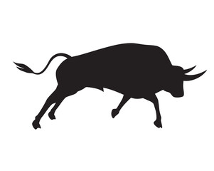 Bull logo vector graphic design