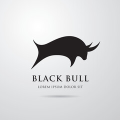 Bull logo vector graphic design