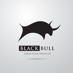 Bull logo vector graphic design