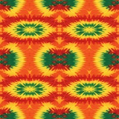 beautiful reggae style tie-dye seamless pattern