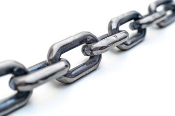 Obraz premium Blockchain technology , isolated on a white background