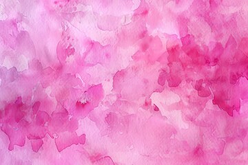 Pink and White Flowers Painting on Pink Background