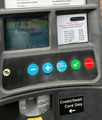 OUT OF ORDER parking meter