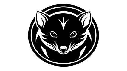 a-Tasmanian-devil-icon-in-circle-logo vector illustration 