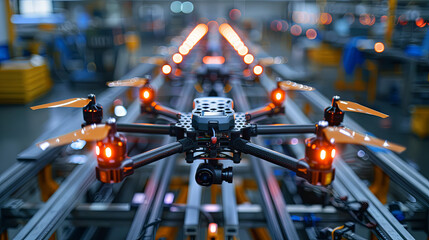 Production of drones at the modern factory