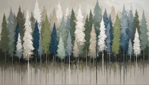 Trees painting