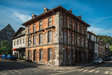 Fototapeta premium street in the town country