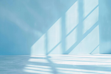 Reflections on a pale blue background 