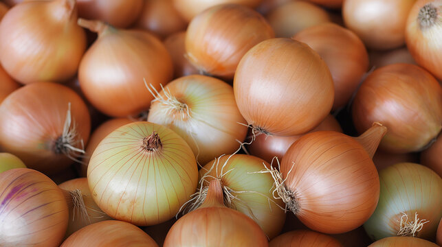 Zbliżenie na dorodne cebule