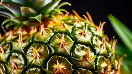 Fototapeta premium Pineapple, close-up