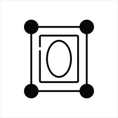 Frame icon editable stock vector icon