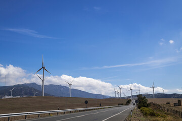 Wind farm in Spain / Wind farm in Andalusia in southern Spain.