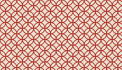 Fototapeta premium retro pop geometric abstract seamless pattern, vector graphic resources, 16:9 widescreen wallpaper / backdrop,