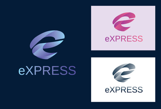Branding identity corporate monogram vector letter logo design