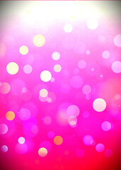 Pink bokeh background for banner, poster, Party, Anniversary, greetings, and various design works