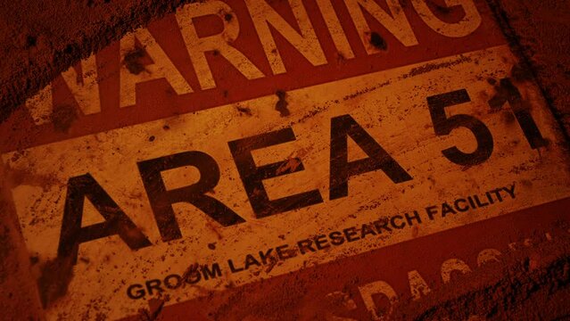 Area 51 Sign Found Under Debris In Firelight