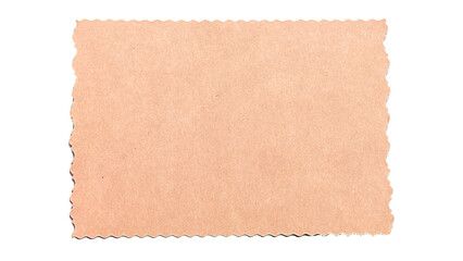 A Label or Greeting Card made of Cardboard or Paper. PNG Design Element. - 773356003