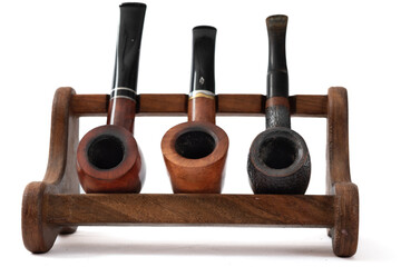 Tobacco Pipes on Stand