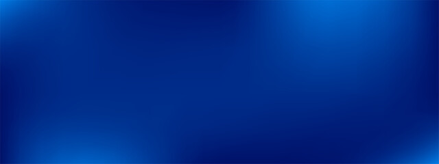 Deep blue empty gradient background illustration