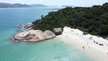 Imagens Aereas da Ilha do Campeche em Florianópolis
