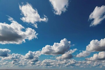 Fototapeta premium white cloud on blue sky 