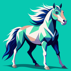 paint-horse vector design 