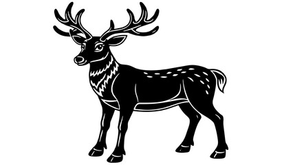 reindeer-icon-vector-illustration