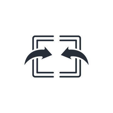 Merge icon. vector.Editable stroke.linear style sign for use web design,logo.Symbol illustration.