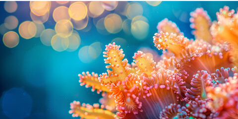Fototapeta na wymiar This closeup of soft coral is amazing
