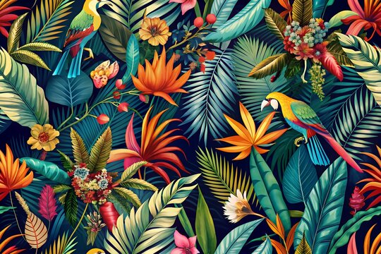 Indulge in the exotic allure of the Raye print, inspired by the vibrant colors and patterns of tropical birds and foliage, bringing a sense of adventure and excitement to your wardrobe with its bold a