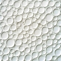 Circle texture pattern against white background - Ai Generated
