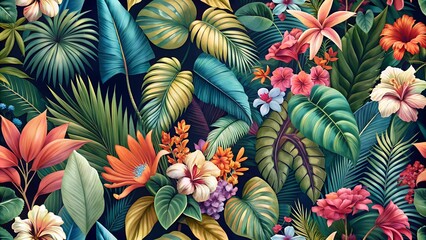 Immerse yourself in the lush beauty of tropical flora with vibrant prints inspired by exotic flowers and foliage, bringing a burst of color and vitality to your wardrobe that captures the essence of p
