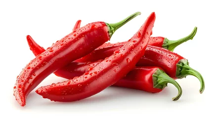 Photo sur Plexiglas Piments forts red chili or chilli cayenne pepper isolated on transparent background