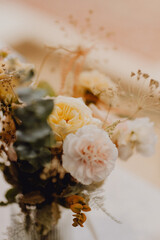 Le bouquet de fleurs de la mariée